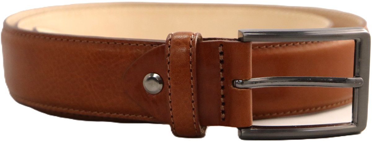 Men of Global 1260-04 – Leren Riem – Vegetable tanned – Doorgestikt – Nubuck voering