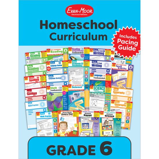 Homeschool Curriculum- Homeschool Curriculum, Grade 6 - cover
