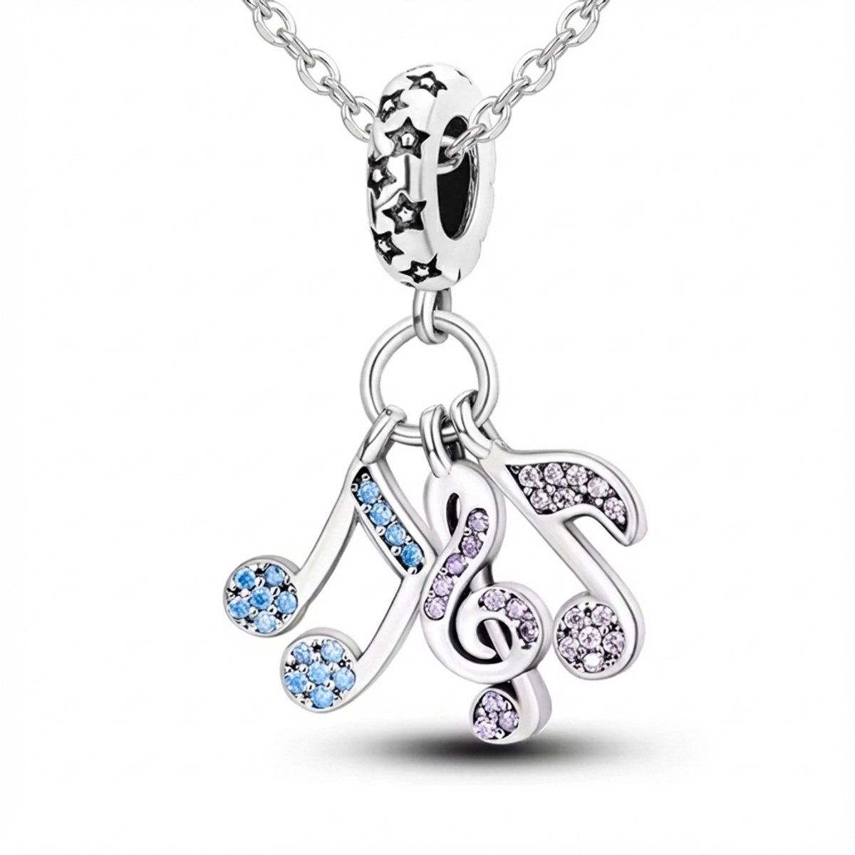 Ketting muzieknoot - meisje - meiden