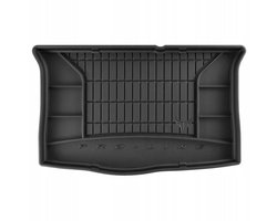 FROGUM PROLINE Kofferbakmat - Geschikt voor HYUNDAI i20 II Comfort Hatchback (2014-2020) - Onderste laadvloer - TPE Rubber - Zwart
