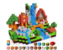 Magnetic Building Cubes - magnetisch - bouwen - 100 st - educatief - blokken - minecraft - speelgoed - kind