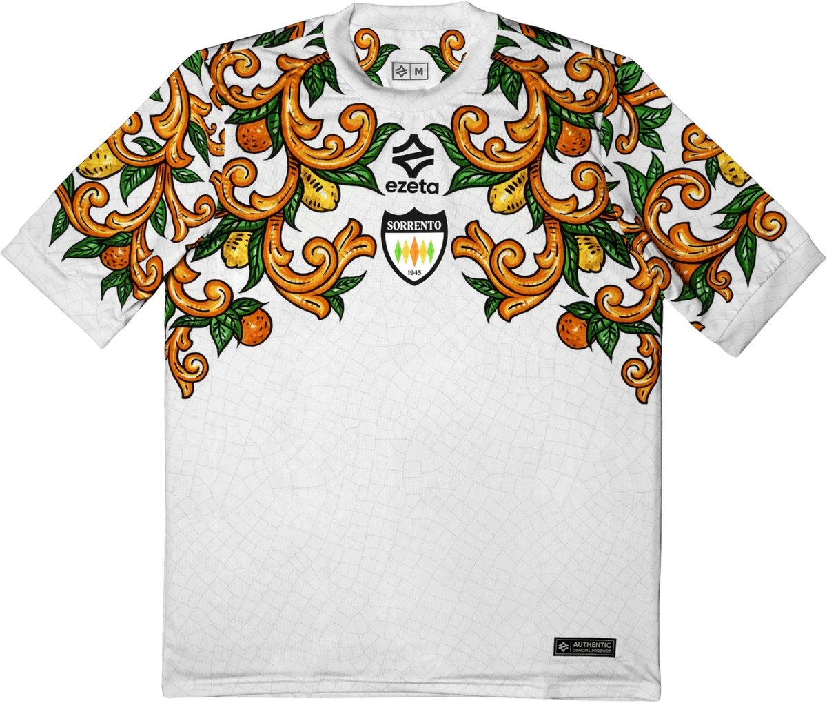 Sorrento Uitshirt 2025/26 - Italië Voetbalshirt - Sorrento - Maat XXL - Ezeta - Globalsoccershop