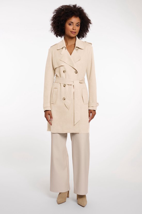 Rino&Pelle dames jas - Kyona trenchcoat - Beige
