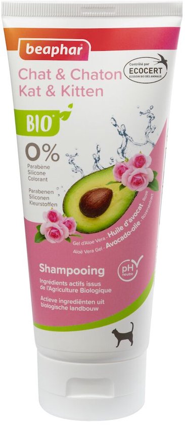 Beaphar Bio Shampoo Kat & Kitten - 200 ml