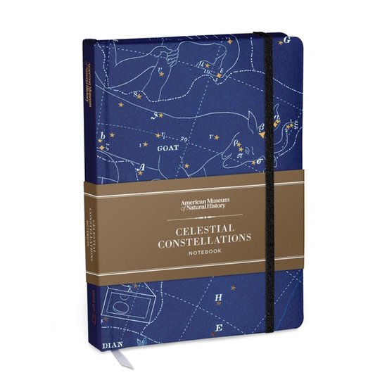 Natural Histories Gift- Celestial Constellations Notebook - cover