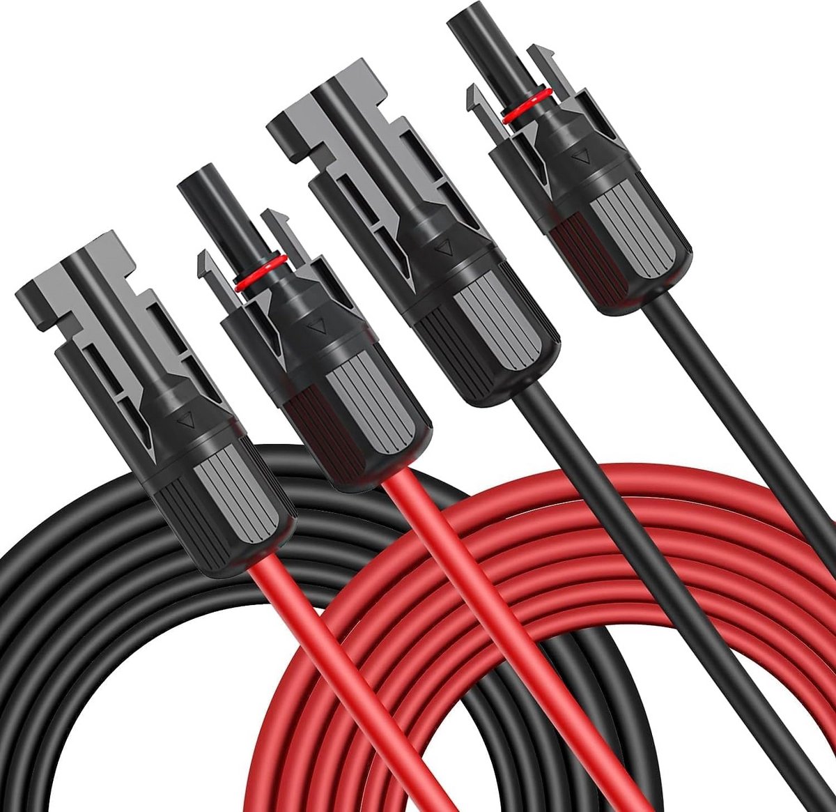 Zonnepaneelkabel met Stekker 4mm² Verlengkabel Waterdicht IP67