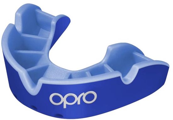 Opro bitje, donkerblauw, gebogen vorm
