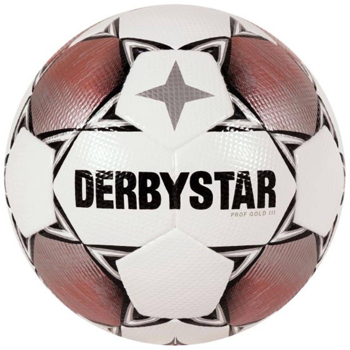 Derbystar - Prof Gold III - Voetbal - Maat 5 - Rood