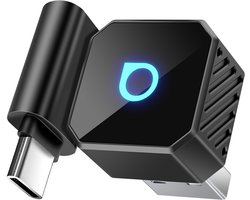 Avizar Ottocast Mini USB / USB-C Adapter voor draadloze CarPlay en Android Auto, Zwart