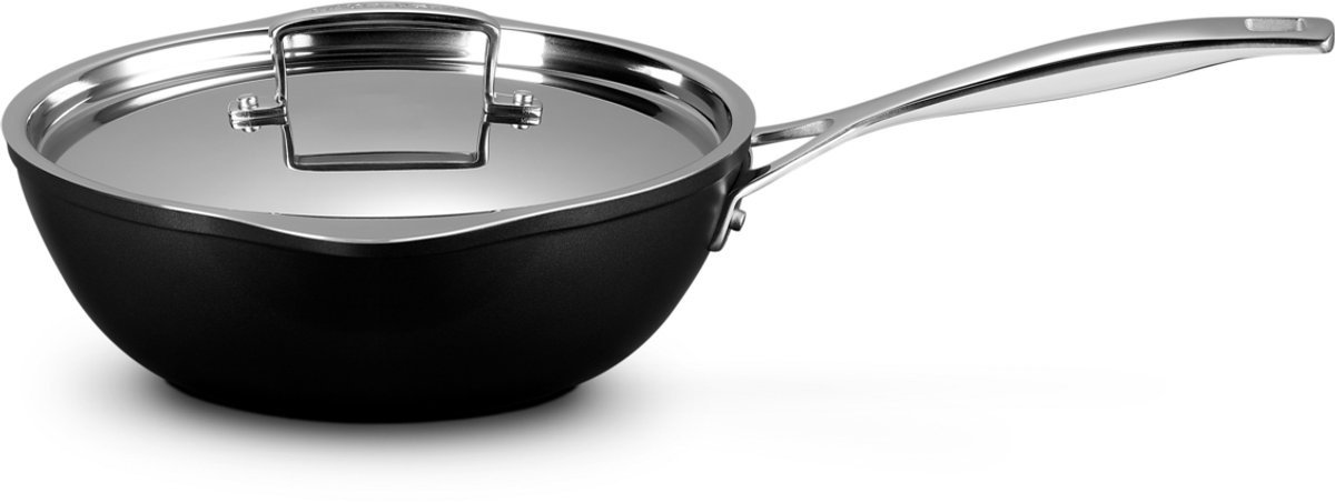 Le Creuset - Les Forgees- Chef's Pan - 24 cm - Met Twee Schenktuiten