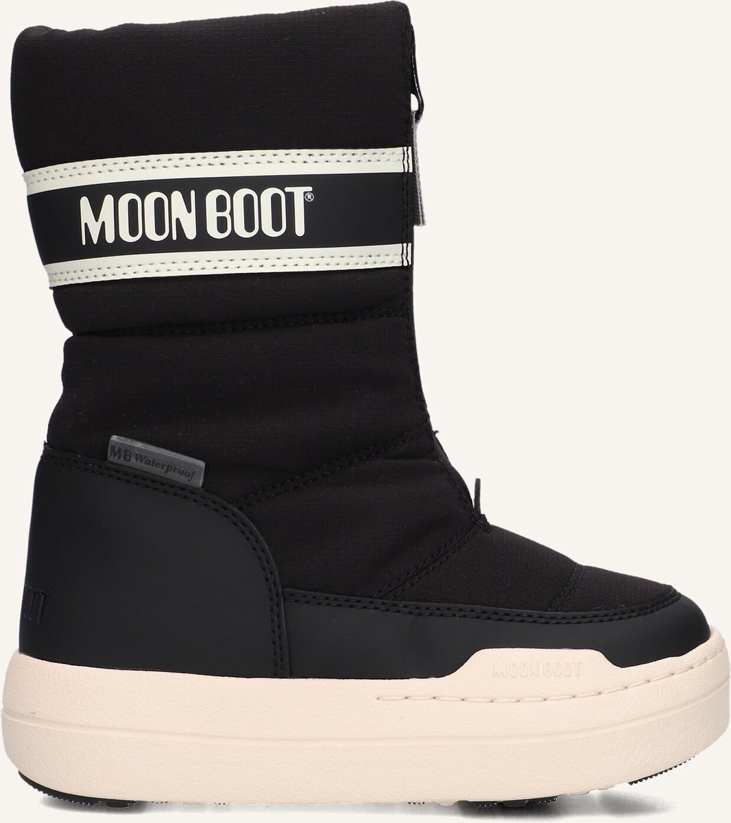 MOON BOOT Jr Park Zip High Boots Kids Zwart