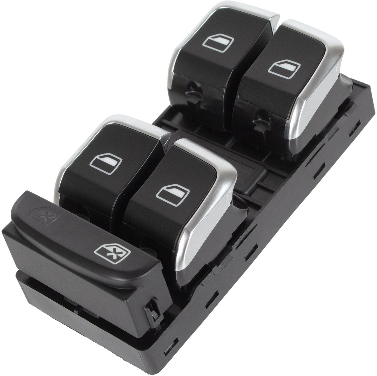 M MODECAR - Audi Schakelaar - Raamcontrol - CHROM - 2007-2017