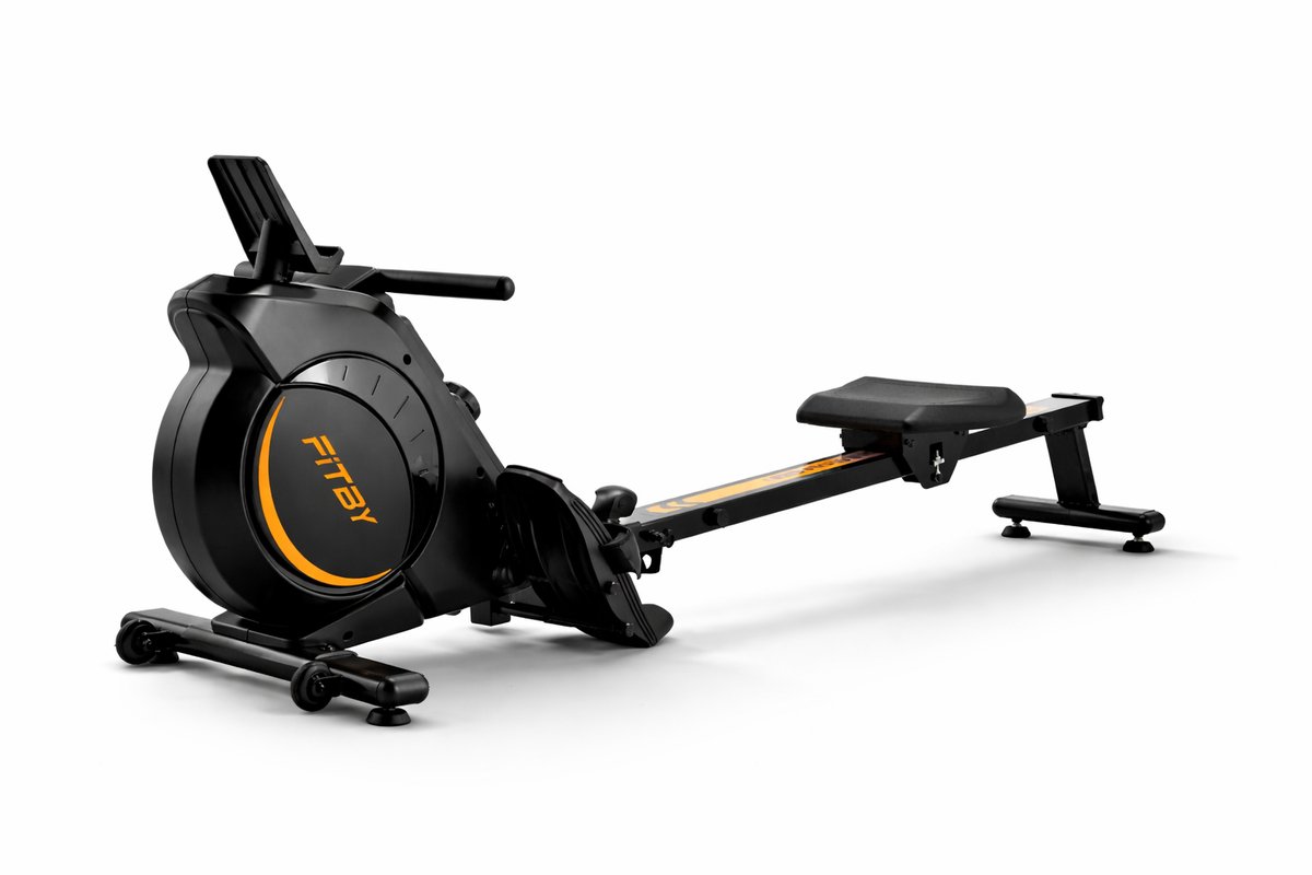 Fitby Roeitrainer Inklapbaar 16 Weerstandniveaus Zwart
