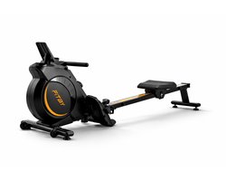 Fitby Roeimachine - Roeimachine inklapbaar – Roeitrainer met verstelbare weerstand - Fitness roeitrainer - 16 Weerstandniveaus - LCD monitor - Weergave in KM - Zwart