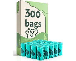300 Hondenpoepzakjes Afbreekbaar - Lavendel - Dog Poop Bags - Hondenzakjes - Kakzakjes Kat en Hondenpoep