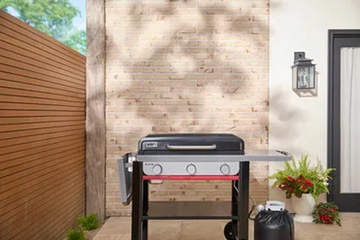Weber Slate Plancha - Plaque 71 cm - Barbecue à gaz - 3 brûleurs
