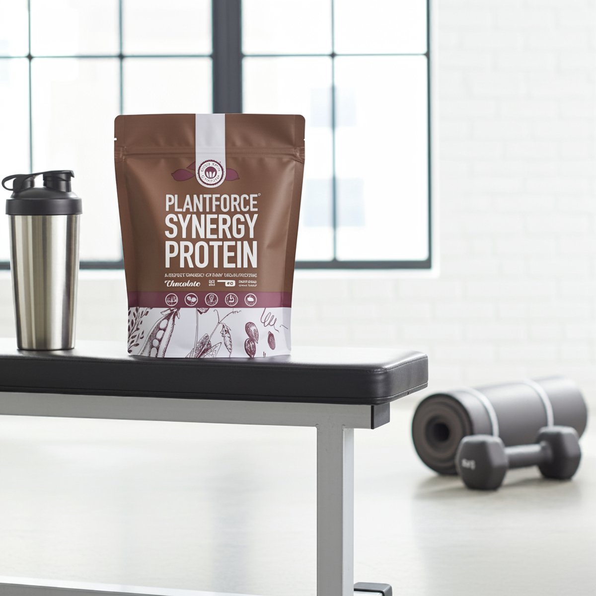 Plantforce Synergy Vegan Proteïne / Protein - Third Wave Nutrition | Eiwitpoeder / Eiwitshake | 400g | Chocolade