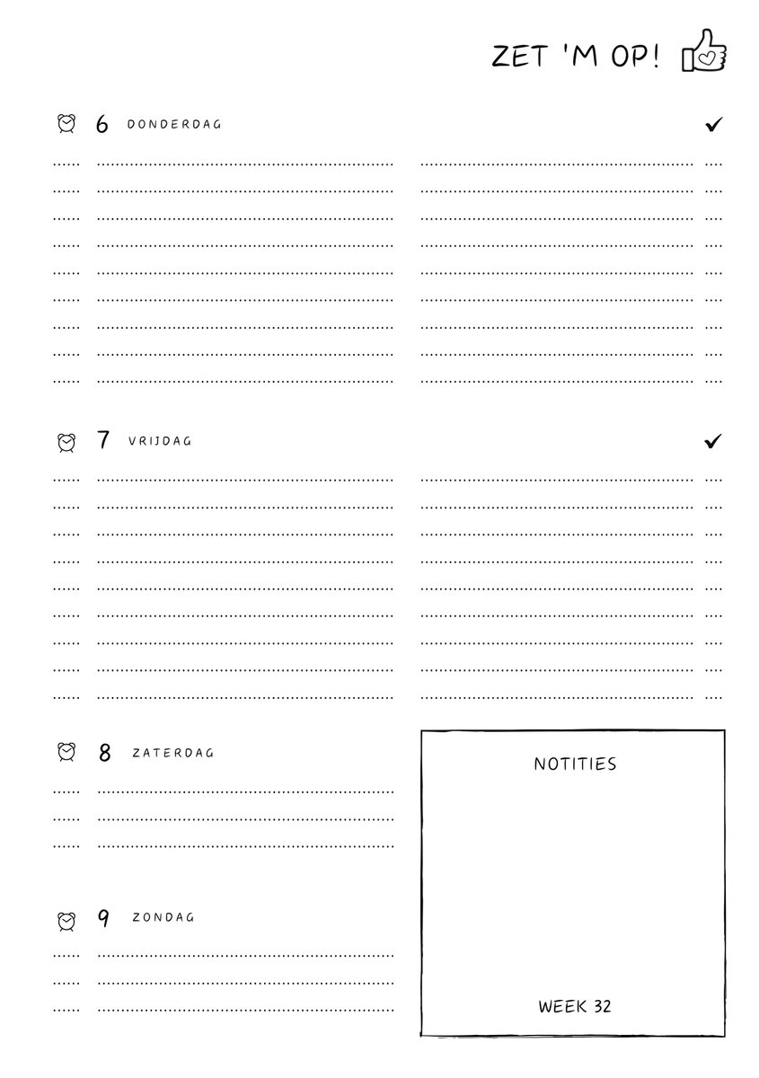 Agenda schooljaar 2026/2027 - schoolagenda Pluimpjes - met gratis goodies - A5 formaat - Liefs op papier — cadeau in Kalenders & Planners - foto 5