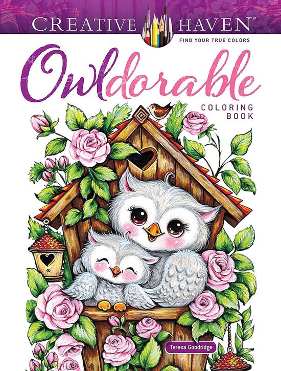 Creative Haven Owldorable Coloring Book - cover