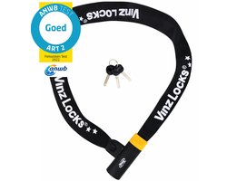 VINZ Salado ART 2 Kettingslot 150 cm - ANWB: GOED - ART 2 Fiets Slot - Verzekering Fiets, Ebike & Fatbike