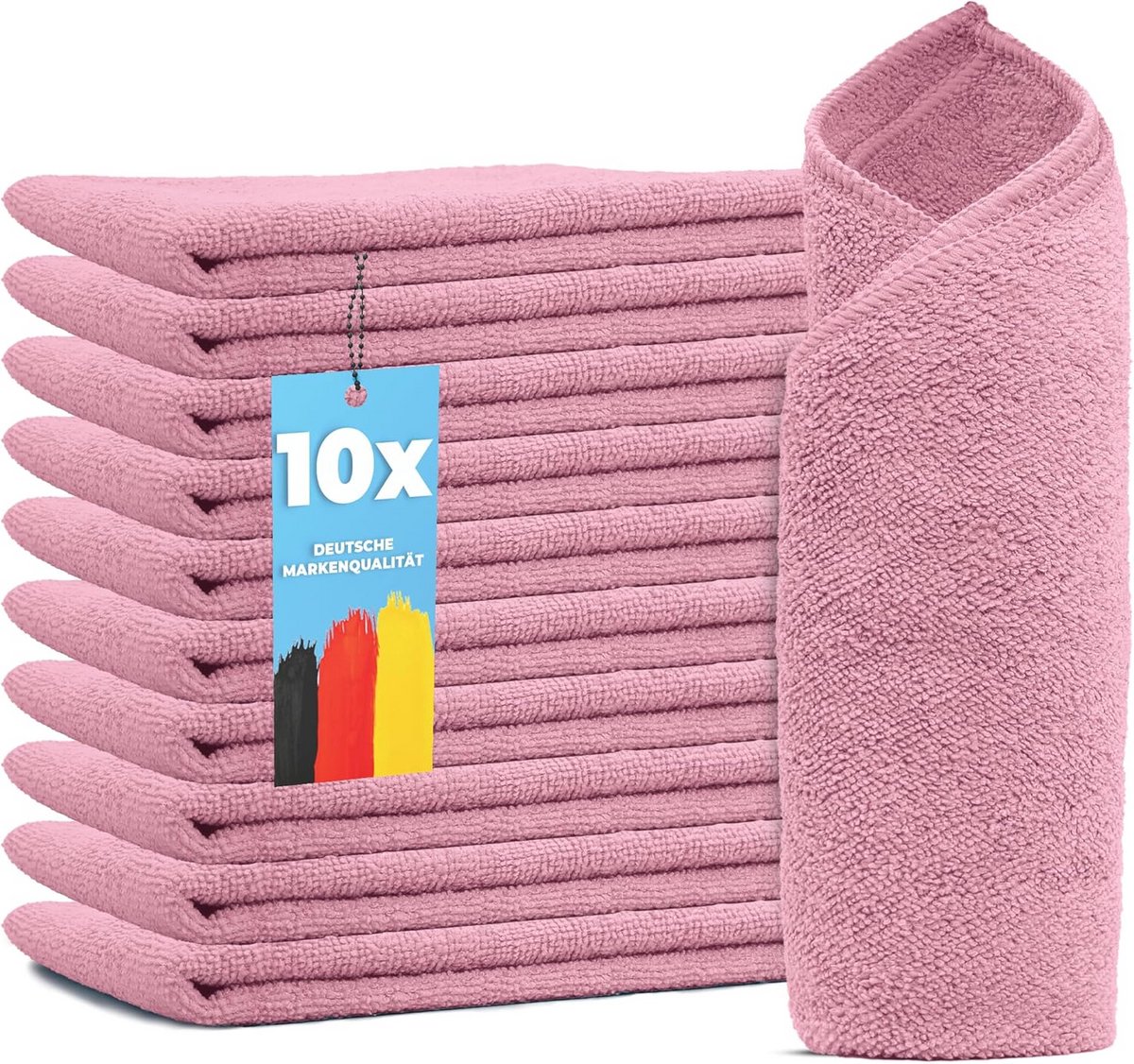 10x Grote Microvezeldoeken 40x40 cm - Absorberende Poets- en Keukendoeken