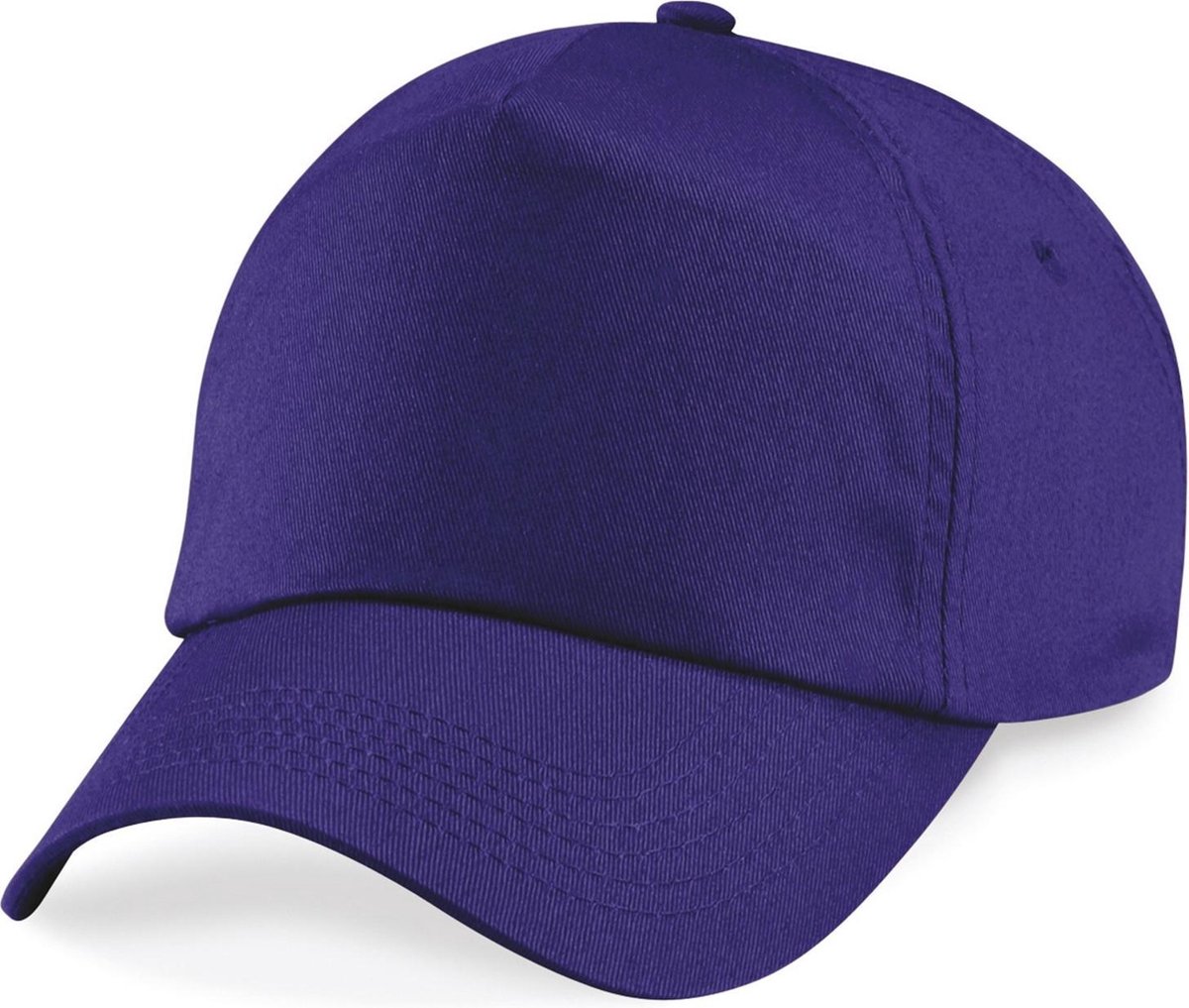 Beechfield Junior Original 5 Panel Cap Purple