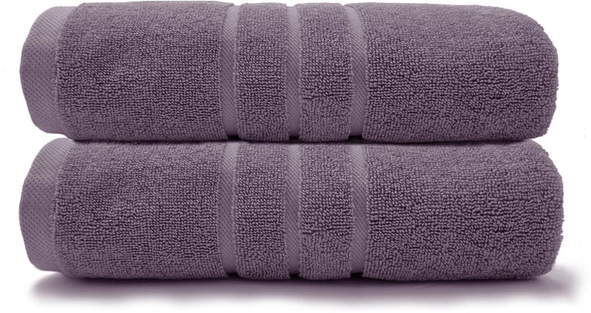 HOOMstyle Handdoeken Set Boutique - 2 stuks - 70x140cm - Vijgenpaars