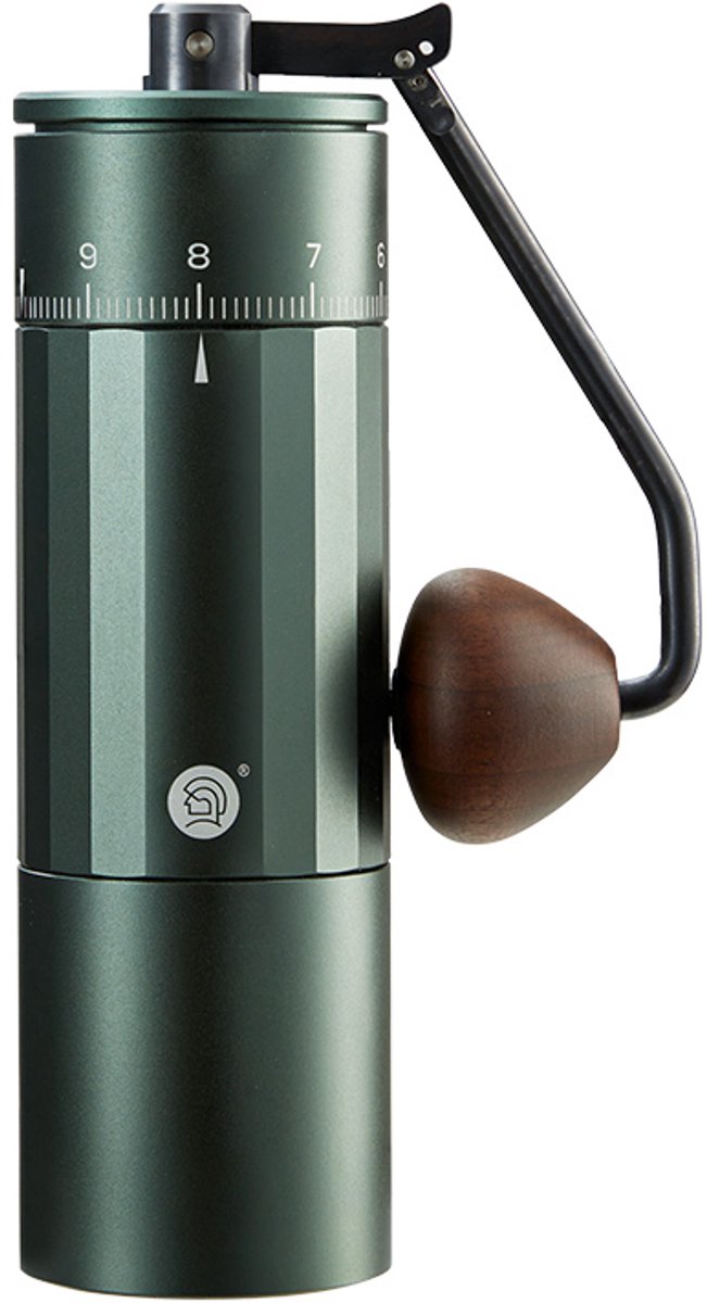 zeroHero - Z5 X-Fold Hand Grinder - Manuele koffie maler - Groen - Titanium gecoate 38mm conische 7 sterren maalschijven