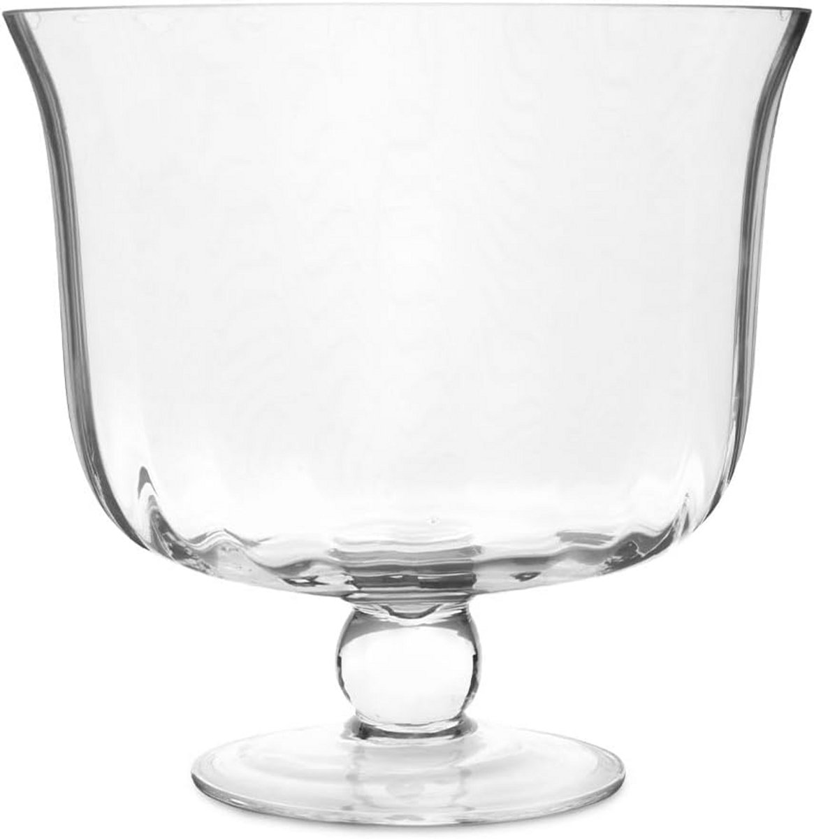 Grote Glazen Serveerschaal 22 cm voor Desserts, Taart en Fruit - Vaatwasmachinebestendig