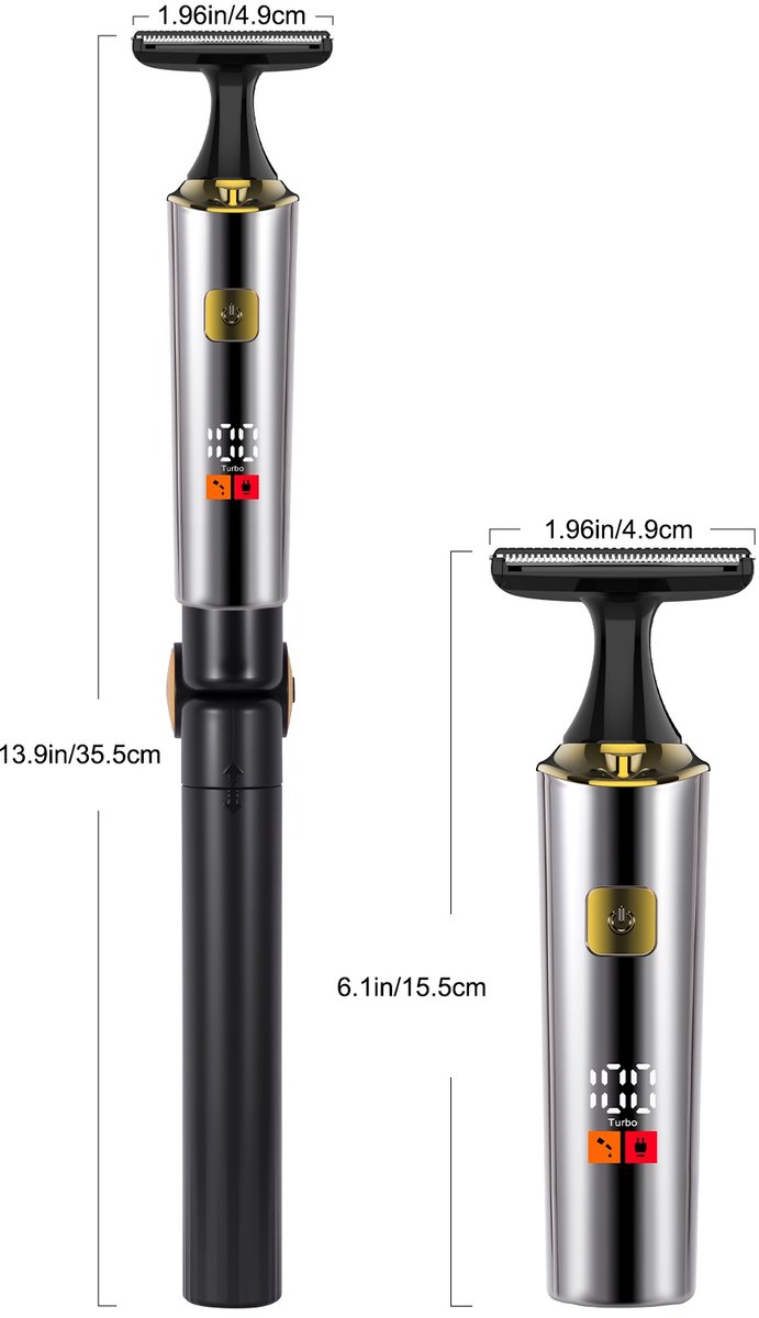 HATTEKER 4-in-1 Lichaamstrimmer Set thumbnail 2