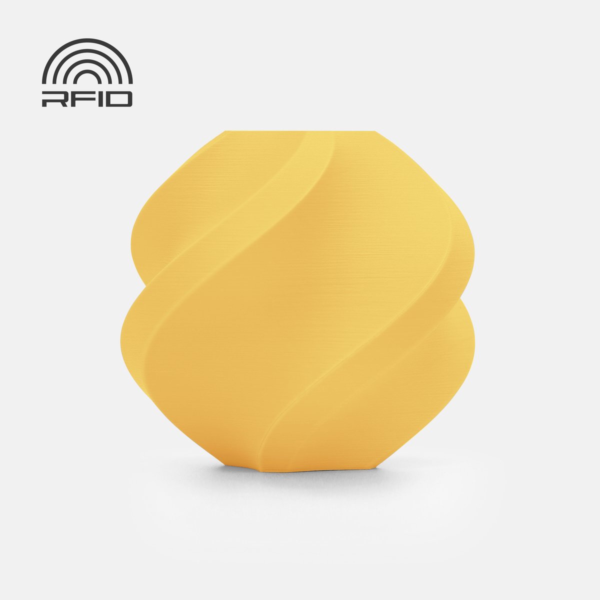 Bambu Lab - PLA Matte 1.75mm Filament – 1kg – citroengeel (lemon yellow) - zonder spoel