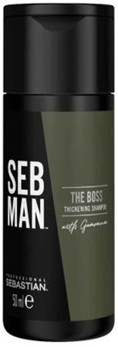 SEB MAN The Boss Thickening Shampoo - 50 ml- Normale shampoo - Voor Alle haartypes -