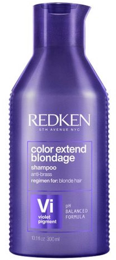 Redken Blondage Shampoo - Zilvershampoo voor het neutraliseren van ongewenste tinten - 300 ml