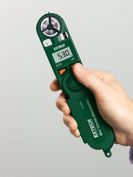 Draagbare Digitale Anemometer met Kompas en Temperatuurmeting van Merkloos — afbeelding 4