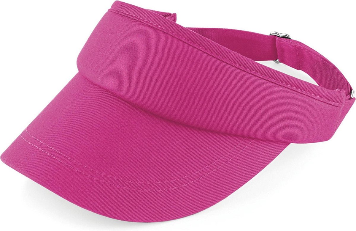 Beechfield Sports Visor Fuchsia