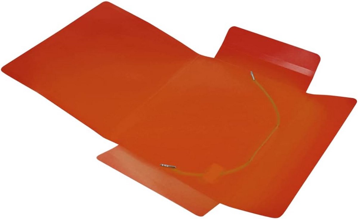 Elastiekmap DIN A5 Polypropyleen Rood