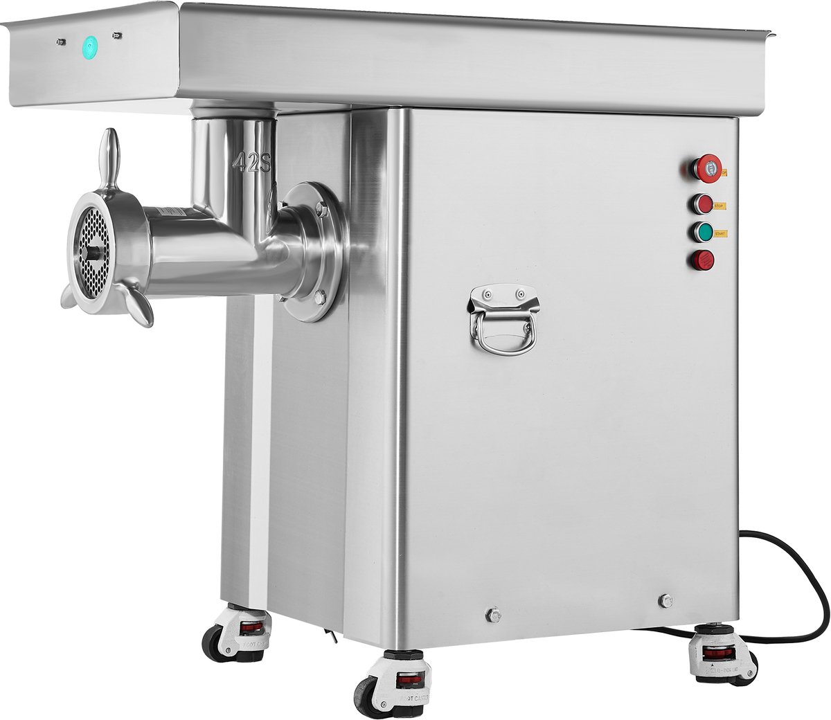 VEVOR Commerciële Elektrische Vleesmolen 16,65 Kg/Min 4000w Roestvrijstalen Keuken