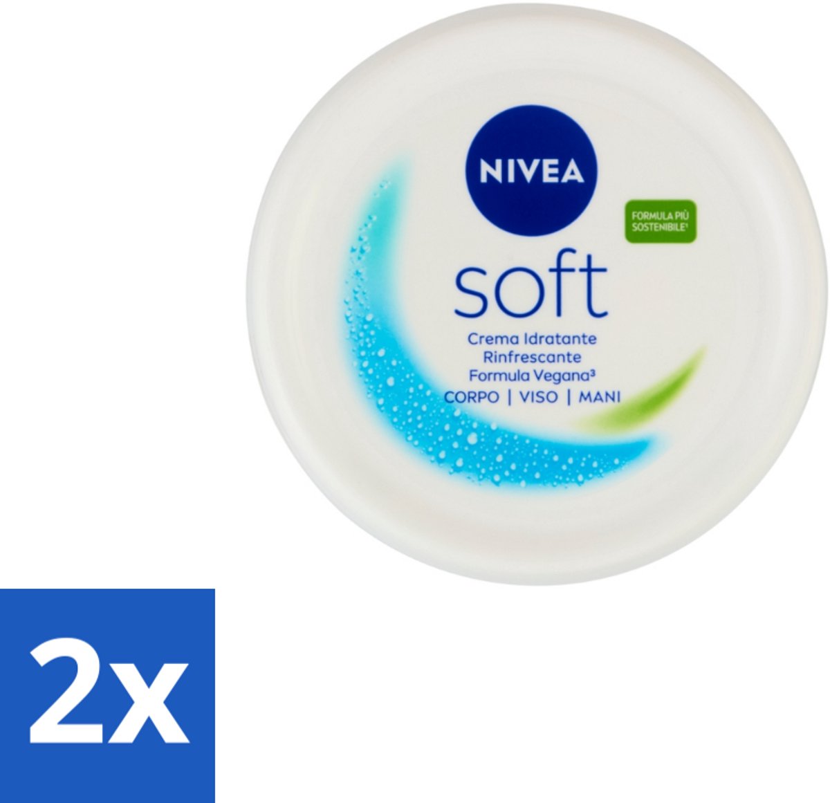 Nivea – Crème – Soft - 300 ml - Voordeelverpakking - 2 stuks