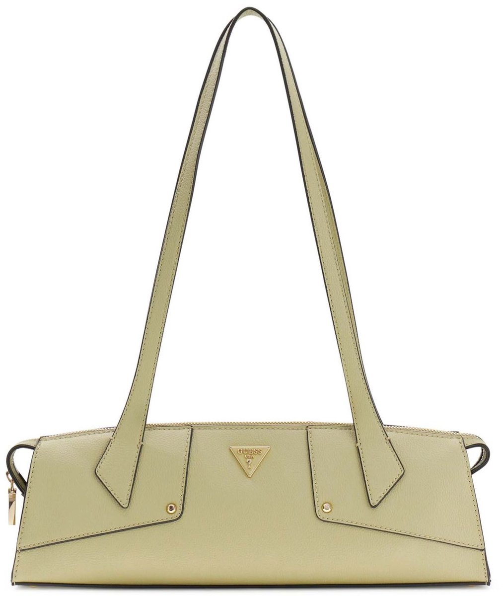 GUESS schoudertas Darcy Shoulder Satchel Bag Sage groengrijs