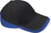 Beechfield Competition Cap Black/Bright Royal