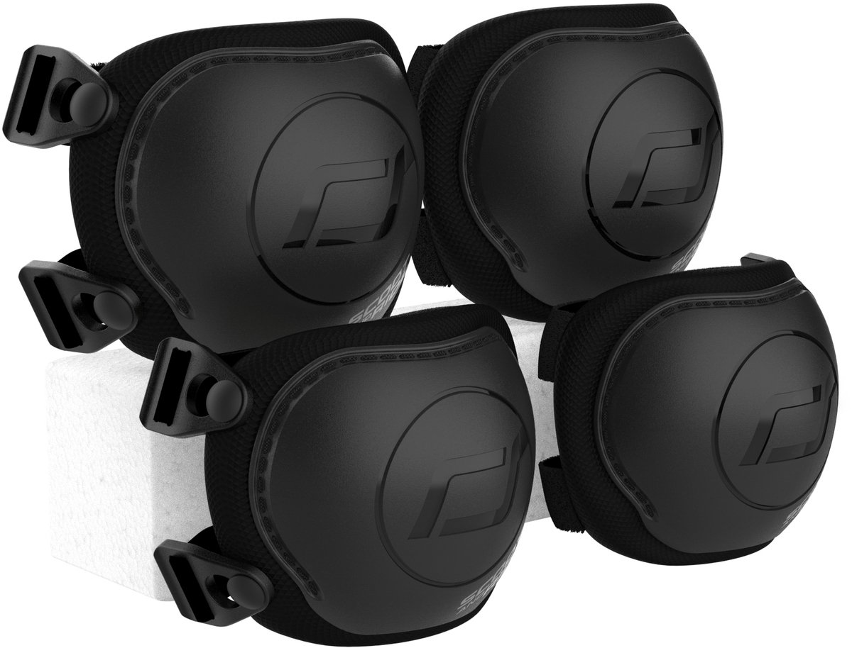 Scoot and Ride – Protective Set S – Black/Ash