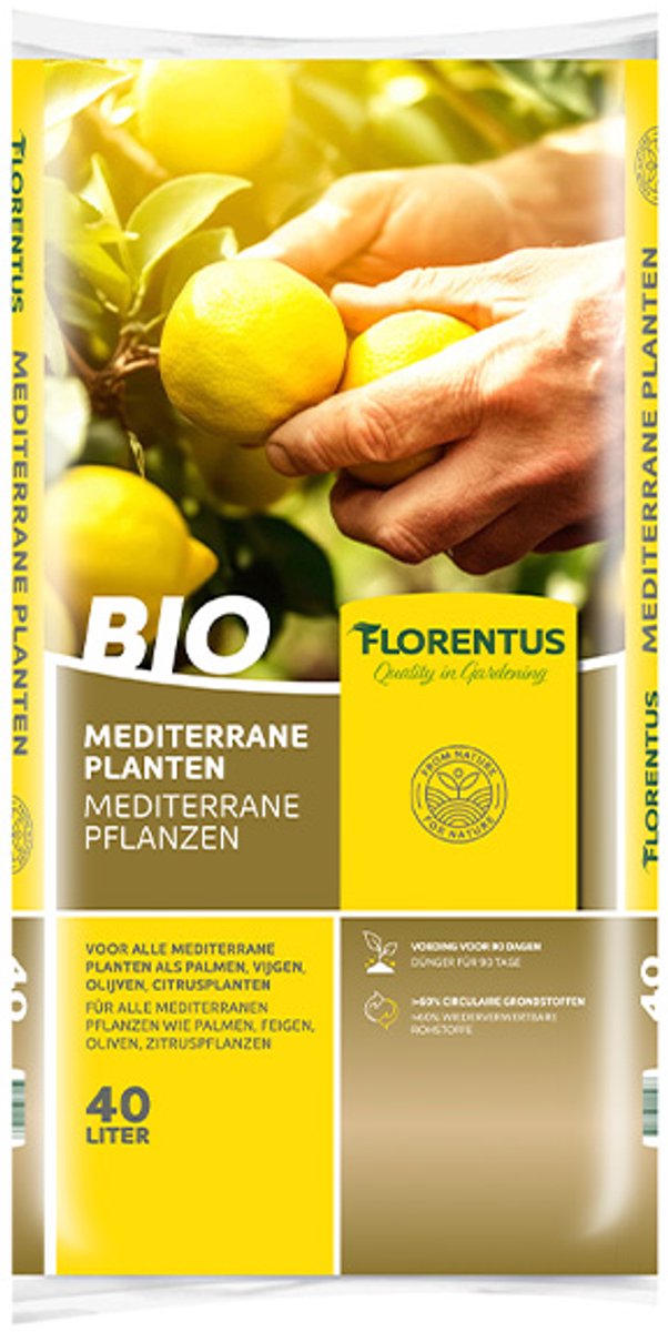 Florentus potgrond voor Mediterrane planten