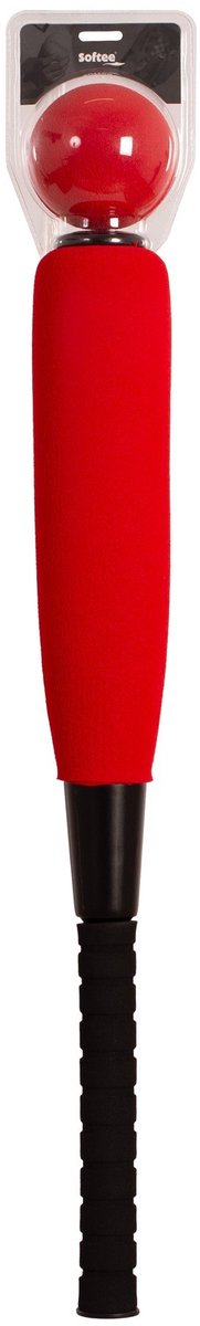 Honkbalknuppel Met Bal Softee Max Rojo ÚNICA