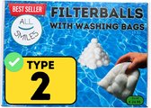Type 2 / II Polysphere Filterbollen - Geschikt als Bestway Type 2 Filter voor Zwembadfilterpomp - All Smiles Filtercartridge Type 2