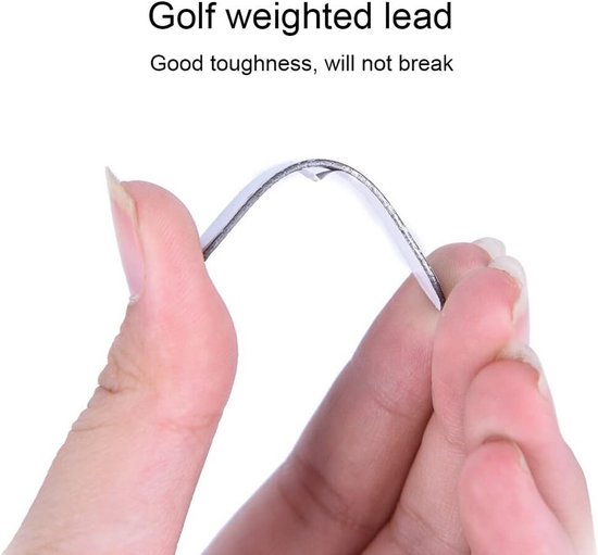Zelfklevende Loodtape voor Golfclubs en Tennisrackets - Gewichtsbalancering Swinggewicht — afbeelding 3