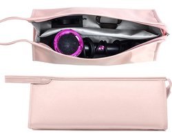 BukkitBow – Reistas Geschikt voor Dyson Airwrap Styler & Dyson Supersonic Föhn – Waterbestendige Opbergtas – Travel Case – Roze
