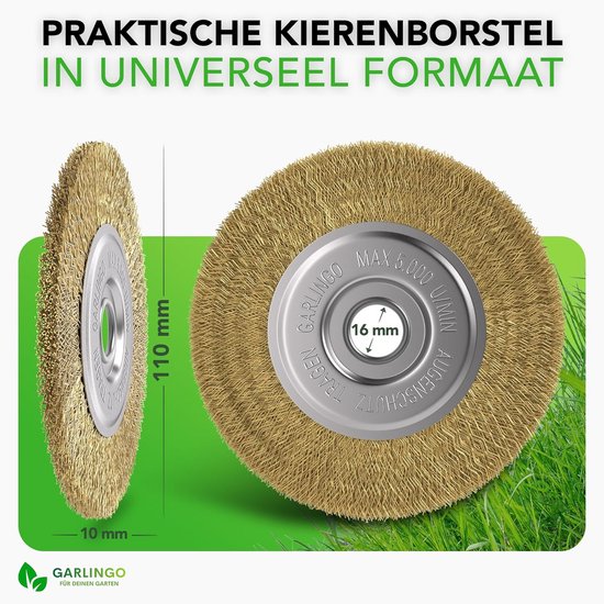 Voegenborstel voor Multibrush en andere dweilaccessoires - 10 mm breed - Onkruidreiniging - Vervangborstel van Gloria — afbeelding 5