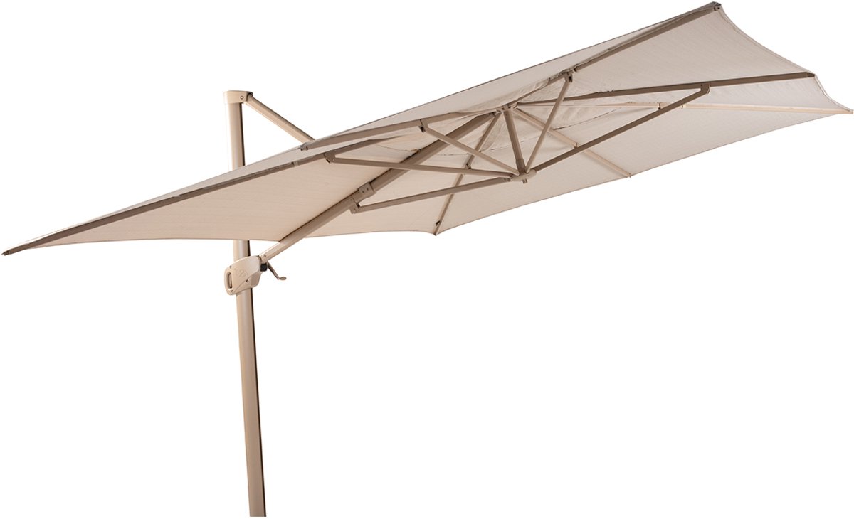 4 Seasons Outdoor Hacienda cantilever parasol 300 x 400 cm - latte frame