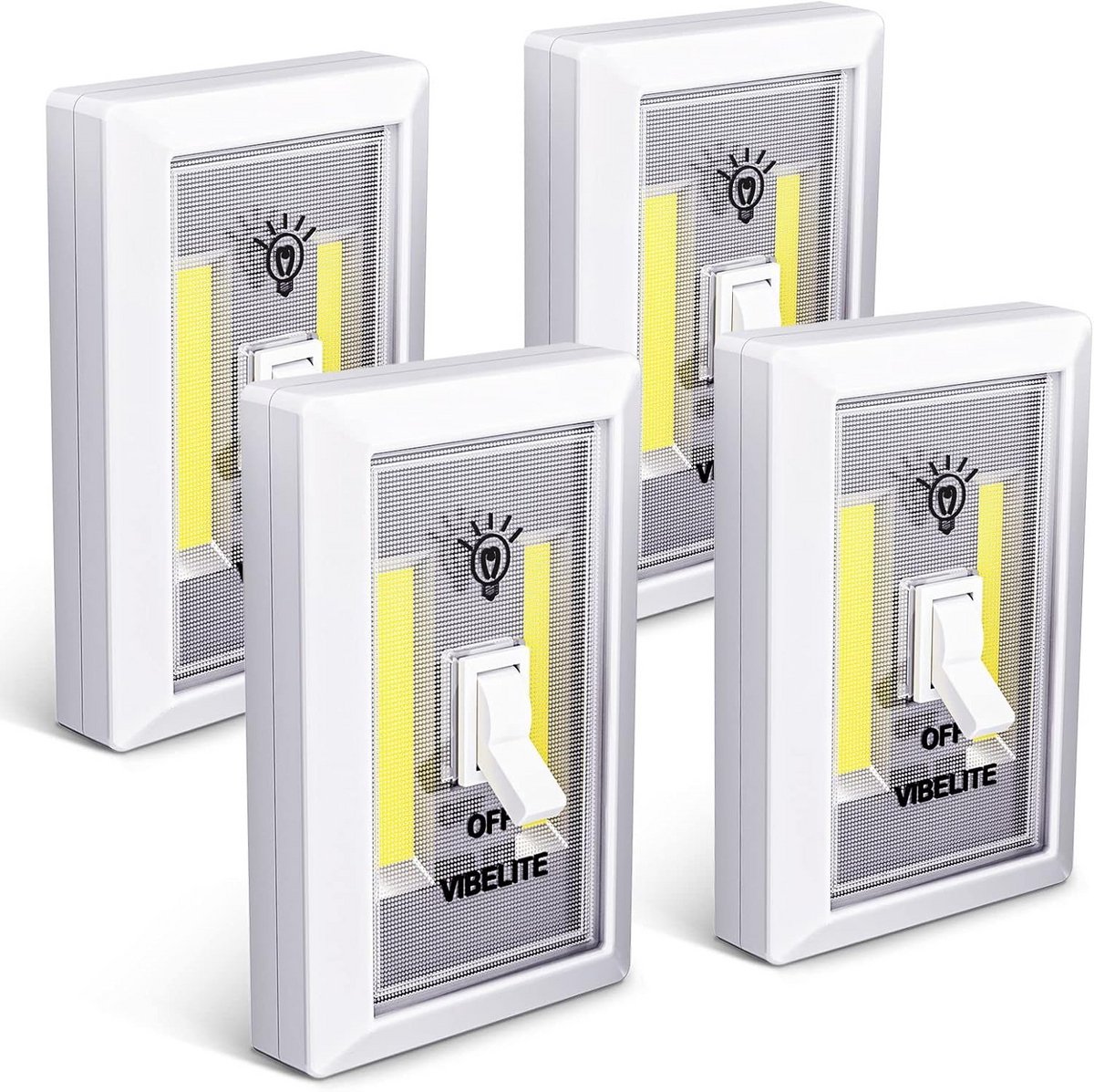 Draadloze Kastlamp met Aanraakfunctie - Energiezuinige LED Nachtverlichting voor Keuken, Garage, en Meer (4-Pack)