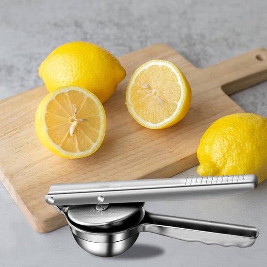 Handbediende Professionele Citruspers & Fruitsapcentrifuge, Klein Model voor Sinaasappels, Citroenen,Gemaakt van Hoogwaardige Aluminiumlegering, Roestbestendig, Stevig & Duurzaam, Eenvoudig in Gebruik — afbeelding 5